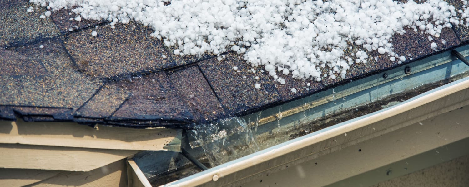 Hail-Damaged Gutters Repair Batavia, IL